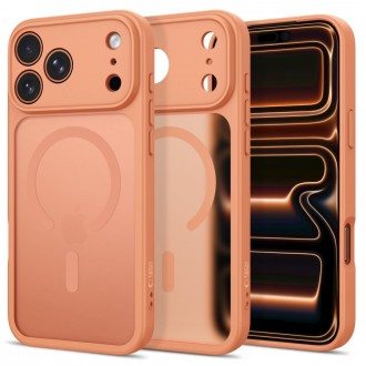 Oranžinis matinis dėklas Tech-Protect Basicmag Magsafe telefonui Apple iPhone 17 PRO / 18 PRO