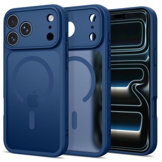 Mėlynas matinis dėklas Tech-Protect Basicmag Magsafe telefonui Apple iPhone 17 PRO / 18 PRO