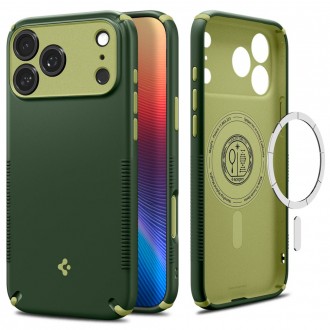 Žalias dėklas Spigen Nano Pop Hybrid Magsafe telefonui Apple Iphone 17 PRO MAX / 18 PRO MAX