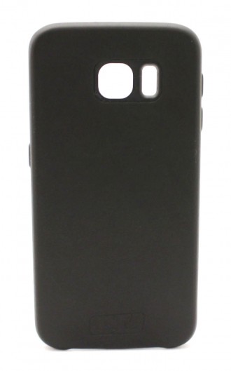Juodas dirbtinės odos dėklas Tellos "Leather case" telefonui Samsung S6 (G920)