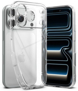 Skaidrus silikoninis dėklas "Ringke Air" telefonui Apple iPhone 17 PRO / 18 PRO