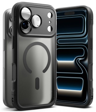 Matinis tvirtas dėklas "Ringke Fusion Bold Magnetic Magsafe" telefonui Apple iPhone 17 PRO MAX / 18 PRO MAX