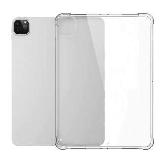 Skaidrus silikoninis dėklas ''High Clear Antishock'' planšetei Samsung X200 / X205 Tab A8 10.5 2021