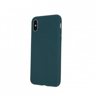 Tamsiai žalias silikoninis dėklas "Rubber TPU" telefonui Xiaomi Redmi Note 8 Pro