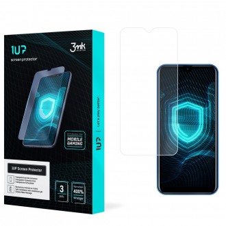 LCD apsauginis stikliukas juodais krašteliais "3MK 1UP" telefonui Samsung Galaxy S21 Plus 5G (3 vnt.)
