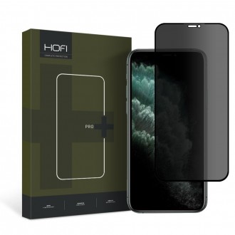 Privatumą suteikiantis apsauginis stikliukas "Hofi Anti Spy Glass Pro+ Privacy" telefonui iPhone X / XS / 11 Pro