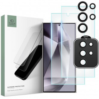 Apsauginių stikliukų rinkinys "Tech-Protect Supreme Set" telefonui Samsung Galaxy S24 Ultra