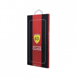 Tvirtas grūdintas stiklas juodais kraštais "6D" telefonui iPhone XS Max / 11 Pro Max