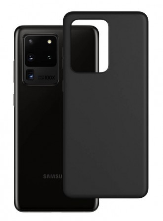 Dėklas 3mk Matt Case Samsung telefonui S23 5G juodas