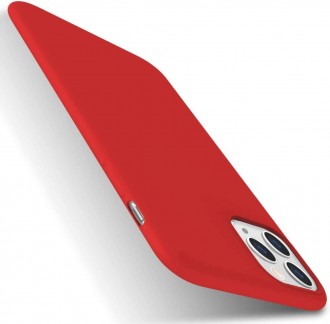 Raudonos spalvos dėklas X-Level Dynamic telefonui iPhone XR