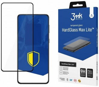 LCD apsauginis stikliukas "3MK Hard Glass Max Lite" telefonui Samsung A54 5G juodais krašteliais