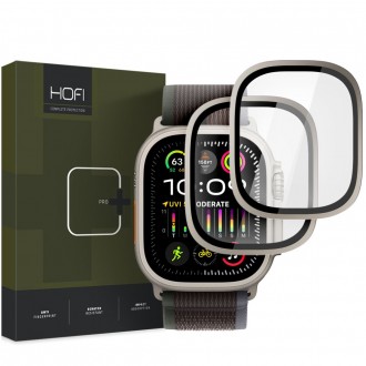 Apsauginis stikliukas "Hofi Glass Ring" (2vnt.) laikrodžiui Apple Watch Ultra 1 / 2 (49 MM)