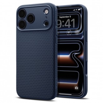 Mėlynas dėklas Spigen Liquid Air telefonui Apple Iphone 17 PRO MAX / 18 PRO MAX