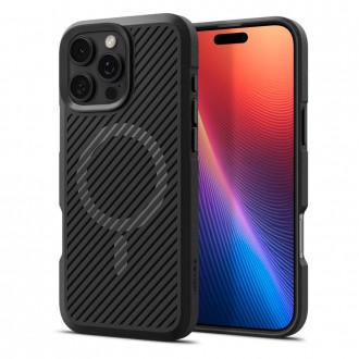 Originalios matinės tekstūros dėklas "Spigen Core Armor Mag Magsafe" telefonui iPhone 16 Pro Max