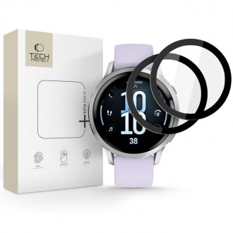 Ekrano apsauga "Tech-Protect Glass Flex+" (2-vnt.) laikrodžiui Garmin Venu 4 (41 MM)
