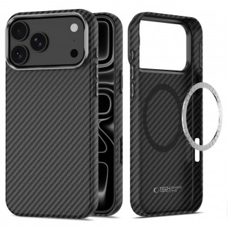 Tvirtas dėklas Tech-Protect Ion Carbon Magsafe telefonui Apple Iphone 17 PRO / 18 PRO