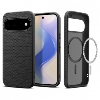 Juodas dėklas Spigen Liquid AIR MAG MAGSAFE telefonui GOOGLE PIXEL 11