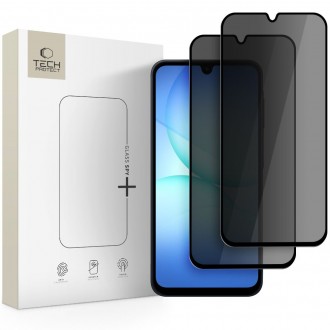 Privatumą suteikiantis apsauginis stikliukas "Tech-Protect Glass Spy+ Privacy" (2 vnt.) telefonui Samsung Galaxy A16 / A17 / A18 / A26 4G / 5G