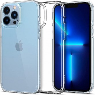Itin tvirtas skaidrus dėklas Spigen "Ultra Hybrid" telefonui Apple iPhone 13 Pro