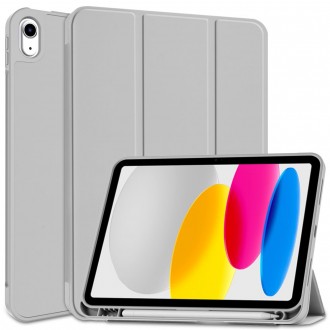 Pilkas atverčiamas dėklas "Tech-Protect SC Pen" planšetei Apple Ipad 10.9 10 / 2022
