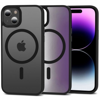 Skaidrus/Matinis dėklas "Tech-Protect Flexair Hybrid Magsafe" telefonui iPhone 15