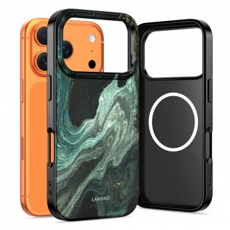 Spalvotas dėklas "Tech-Protect Lamano Magsafe Verde Aura" telefonui Apple iPhone 17 PRO MAX