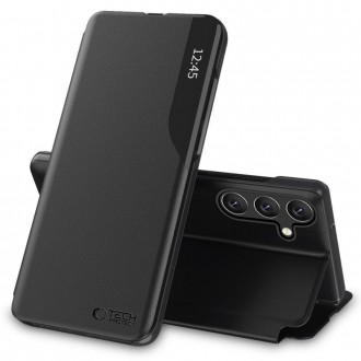 Juodas atverčiamas dėklas "Tech-Protect Smart View" telefonui Samsung Galaxy A16 4G / 5G