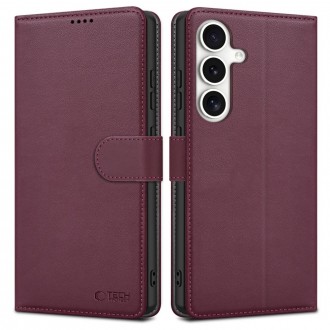 Bordo atverčiamas dėklas "Tech-Protect Wallet" telefonui Samsung Galaxy S25