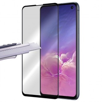 Apsauginis grūdintas stiklas ''9D Full Glue '' Samsung Galaxy G970 S10e telefonui