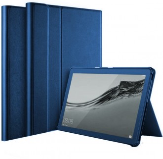Tamsiai mėlynas atverčiamas dėklas "Folio Cover" planšetei Samsung Tab A9 8.7 X110 / X115 