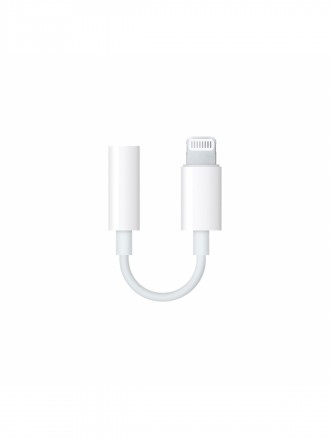 Audio adapteris Apple "Lightning" į 3,5mm be pakuotės (tik muzikos klausimui)