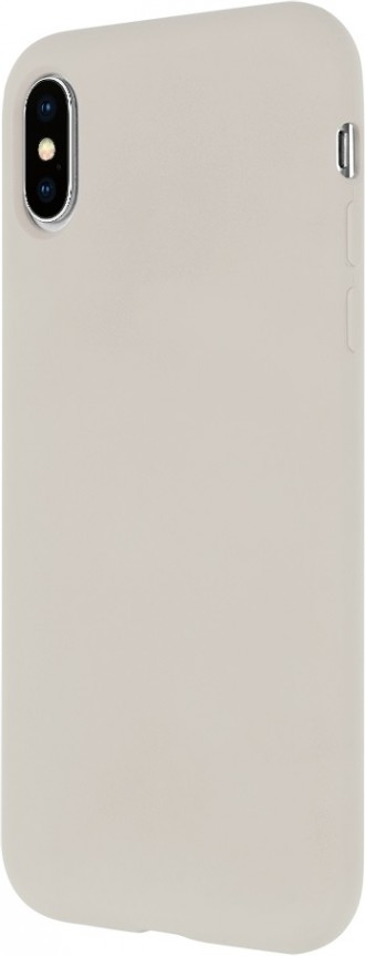 Dėklas Mercury Silicone Case Apple iPhone 12 / 12 Pro akmens spalvos
