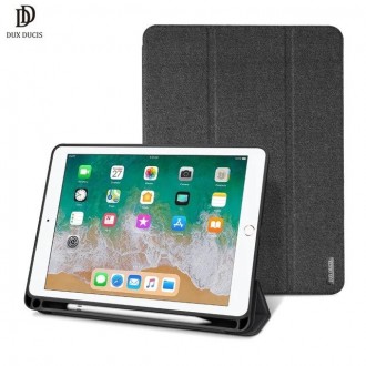 Juodas dėklas Dux Ducis "Domo" planšetei Apple iPad 9.7 2018 / iPad 9.7 2017