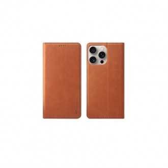 Rudas atverčiamas dėklas HDD Magnetic Wallet Case telefonui Samsung Galaxy A515 A51 