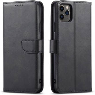Juodas atverčiamas dėklas "Wallet Case" telefonui Xiaomi Redmi A5 / Poco C71 (173,45x79,35x8,45)