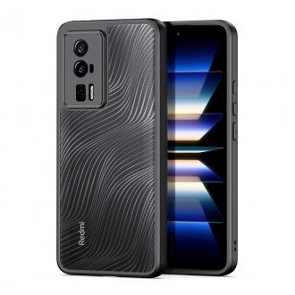 Pusiau skaidrus dėklas juodais kraštais "Dux Ducis Aimo" telefonui Xiaomi Poco F5 Pro 5G