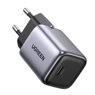 Pakrovėjas-įkroviklis  Ugreen CD319 Nexode GaN USB-C 30W" juodas