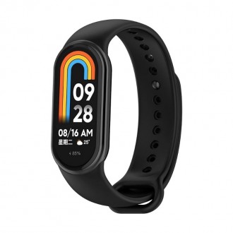 Juodos spalvos apyrankė laikrodžiui Xiaomi Mi Band 8 / Mi Band 9