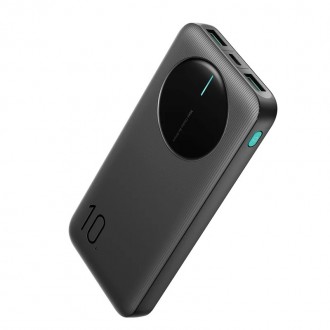 Juoda išorinė baterija Power Bank "Joyroom JR-PBF12 10000mAh" 