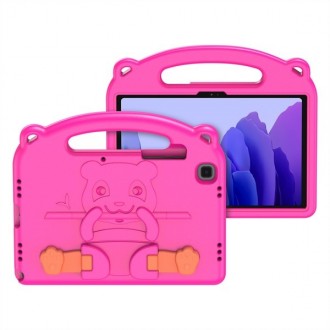 Dėklas Dux Ducis Panda planšetei Samsung X200 / X205 Tab A8 10.5 2021 rožinis