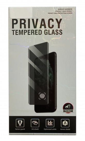 Privatumą suteikiantis LCD apsauginis stikliukas "Full Privacy" telefonui Apple iPhone 16 Pro Max