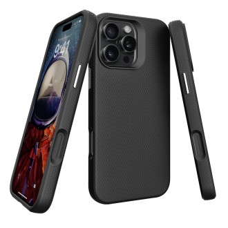 Juodas dėklas "Perfectionists Triangle Mag Case" telefonui Apple iPhone 17