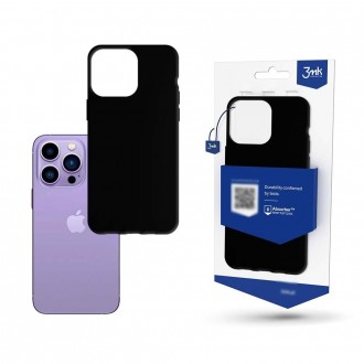 Juodas dėklas "3mk Matt Case" telefonui iPhone 15