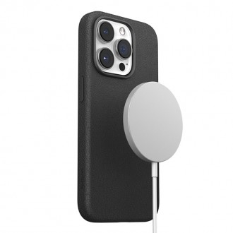 Juodas dėklas "Joyroom JR-BP006 Magnetic Protective Phone Case" telefonui iPhone 15 Pro
