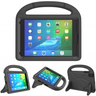 Ypač tvirtas, juodas dėklas sukurtas vaikams "Shockproof Kids" planšetei Samsung Tab A9 8.7 X110 / X115 