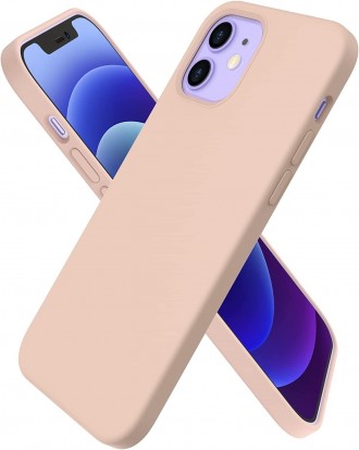 Rožinis spalvos silikoninis dėklas Samsung A03s telefonui "Liquid Silicone" 1.5mm
