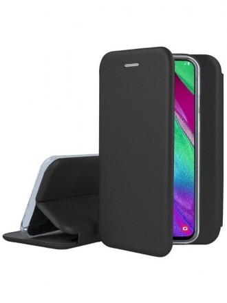 Juodas atverčiamas dėklas "Book Elegance" telefonui Samsung Galaxy A40 (A405) 