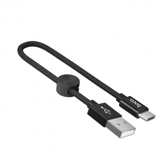 Juodas USB kabelis HOCO X35 Type-C 0.25m