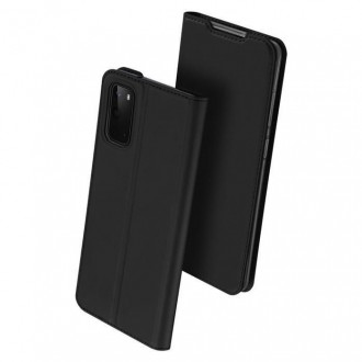 Juodos spalvos atverčiamas dėklas "Dux Ducis Skin" telefonui Samsung Galaxy S20 (G981)