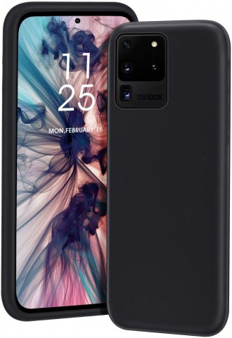 Juodos spalvos dėklas X-Level Dynamic Samsung Galaxy G988 S20 Ultra telefonui
